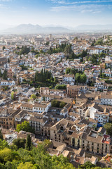 Grenade perle de l'Andalousie en Espagne.