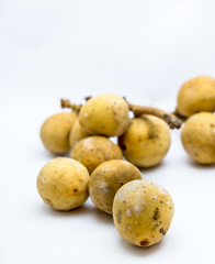 Langsat fruit tropicalsweet tasty, Lanzones or longkong
