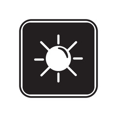 Sunny weather icon