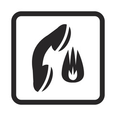 Call the fire department icon