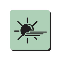 Wind weather icon