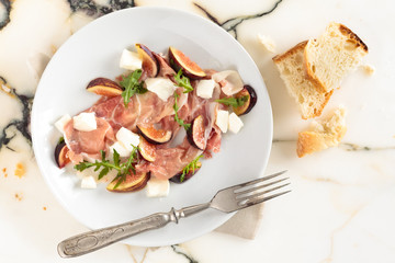 Prosciuto salad.