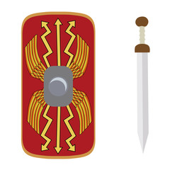 Shield and sword