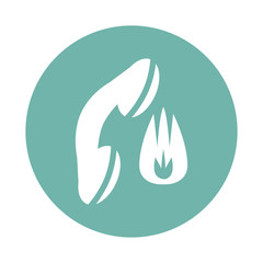 Call the fire department icon