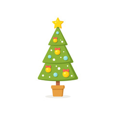Christmas tree illustration