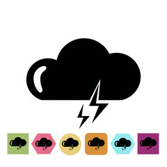 Storm weather icon