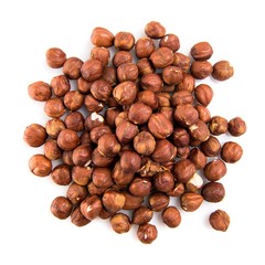 Raw hazelnuts