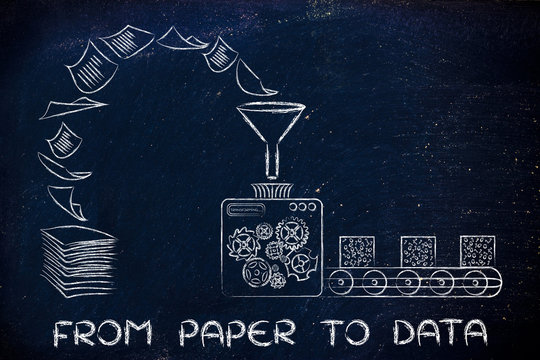 from paper to data: factory machines turning documents into orga