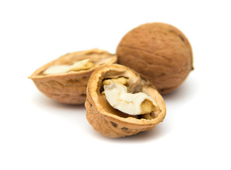 walnuts isolated