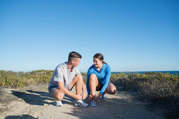 Fototapeta premium Morning run