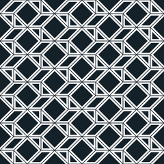 outline pattern of geometric shapes