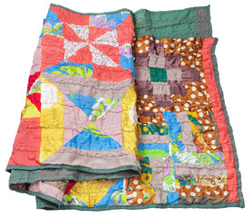 handmade scarf in the style of patchwork