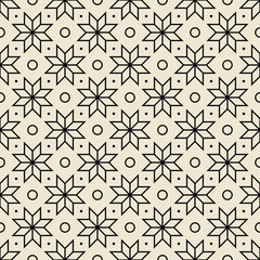 geometric outline pattern of stars