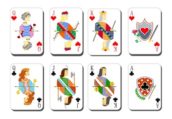 playing cards chirwa clubs © caribia