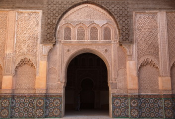 Fototapeta na wymiar Doorway of Historic Qur'an School