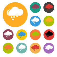 Rainy weather icon