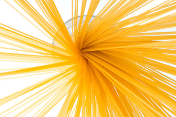 Spaghetti twisted, pasta  noodles
