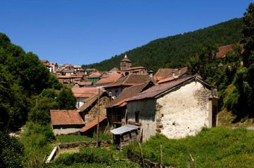Fototapeta na wymiar Ustarroz, (Ustarroze), Navarra, Pyrenees, Spain