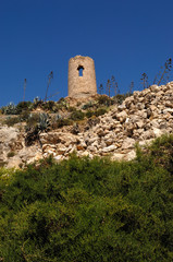 Atalaya, watchtower, Nijar, Almeria province, Andalucia, Spain