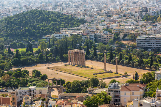 Temple of Zeus  in Athens, Greece