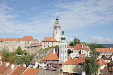 Fototapeta premium チェスキークルムロフの風景