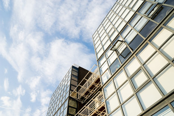 Windows of Skyscraper Business Office, Corporate building in Lon