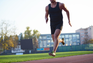 Athletic man start © .shock