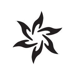 creative hand flower