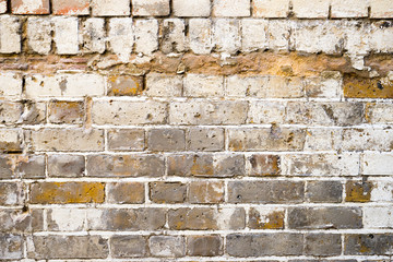 dirty brick wall, grungy red, white & grey texture background