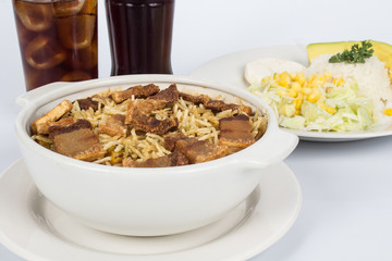 bean casserole with cracklings