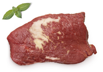 Roast beef meat and fat shaped as Greece.(series)