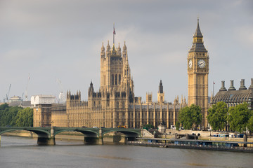 Big Ben & Westminster, London England, UK - obrazy, fototapety, plakaty