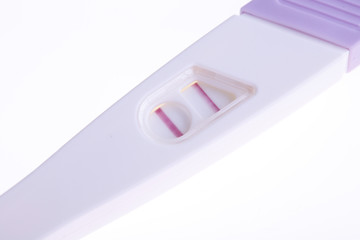 the pregnancy tests positive, isolated