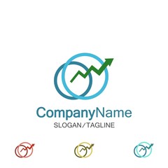 finance vector logo icon