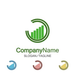 finance vector logo icon