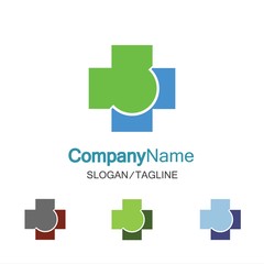 Medical logo icon vector