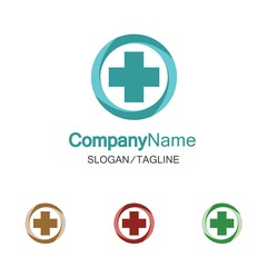 Medical logo icon vector