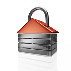 House Shape Security Padlock