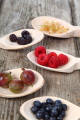 Different ripe berries