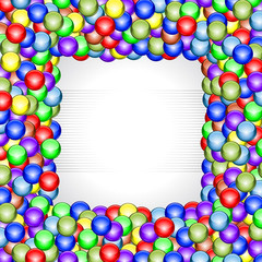 Shiny balls frame