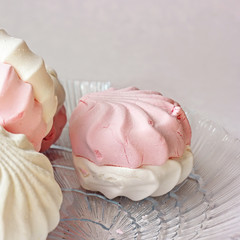 Pink and white zephyr