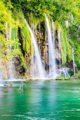 Waterfalls in Plitvice Lakes National Park