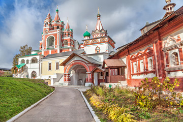 Fototapeta na wymiar Trinity Church in Savvino-Storozhevsky Monastery, Zvenigorod, Moscow region, Russia