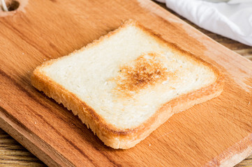 Grilled toast for background