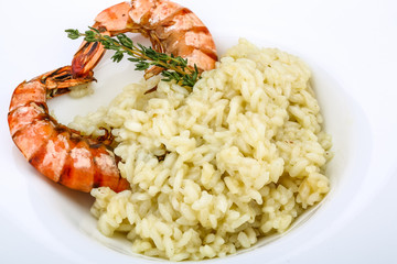 Risotto with prawn