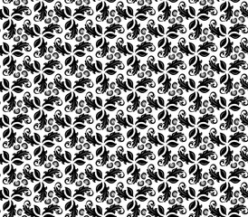 Floral Fine Seamless Vector Pattern