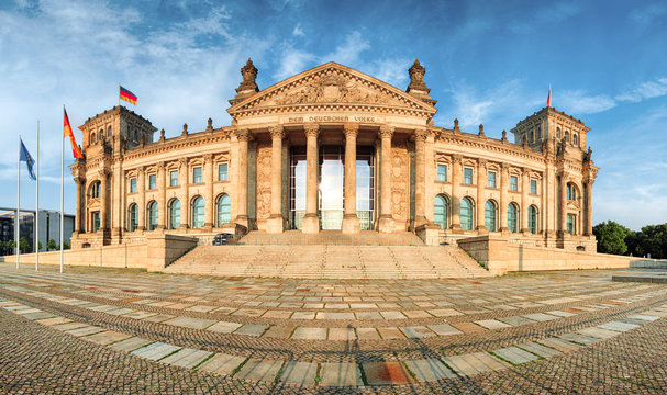 Reichstag in Berlin, Germany, panorama
