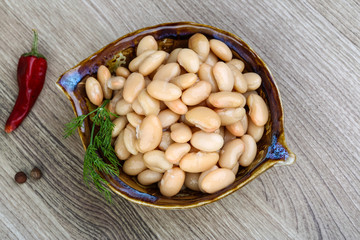 Canned white beans