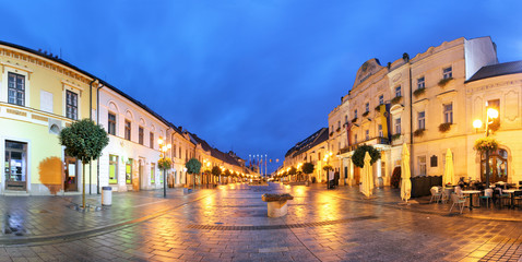 Trnava - panorama of Hlava street