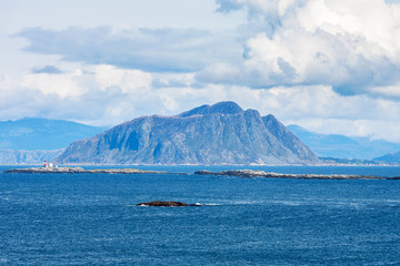 Norwegian coast from the sea